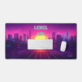 Neon City Twilight Desk Mat Schreibtischunterlage (Tastatur & Maus)