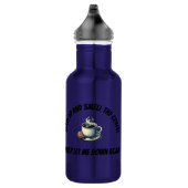 Neon Cityscape Edelstahlflasche (Rechts)