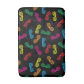 Neon Classic Sonnenbrillen Muster Badematte (Vorderseite Vertikal)