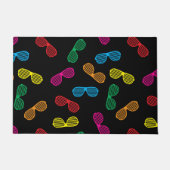 Neon Classic Sonnenbrillen Muster Fußmatte (Vorderseite)