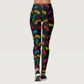 Neon Classic Sonnenbrillen Muster Leggings (Rückseite)