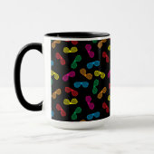 Neon Classic Sonnenbrillen Muster Tasse (Links)