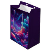 Neon Cloud Bag Mittlere Geschenktüte (Vorderseite Schrägansicht)