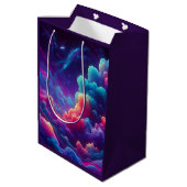 Neon Cloud Bag Mittlere Geschenktüte (Rückseite Schrägansicht)