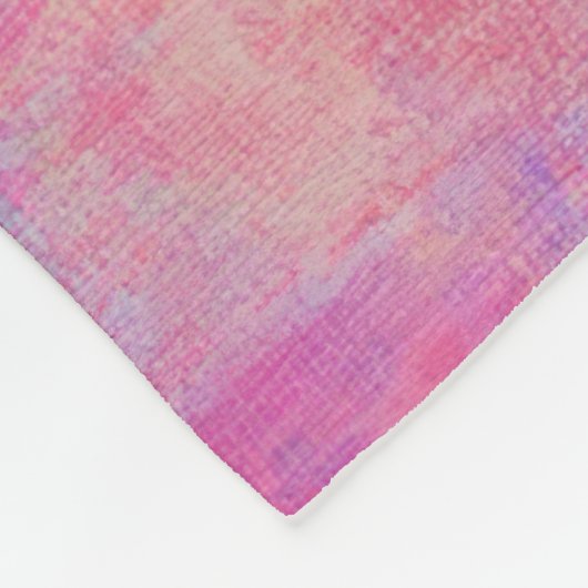 Neon Coastal Beauty mit Sonnenbrille Fleecedecke (Ecke)