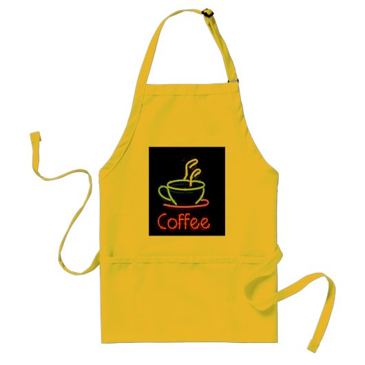 Neon Coffee Schürze (Vorne)