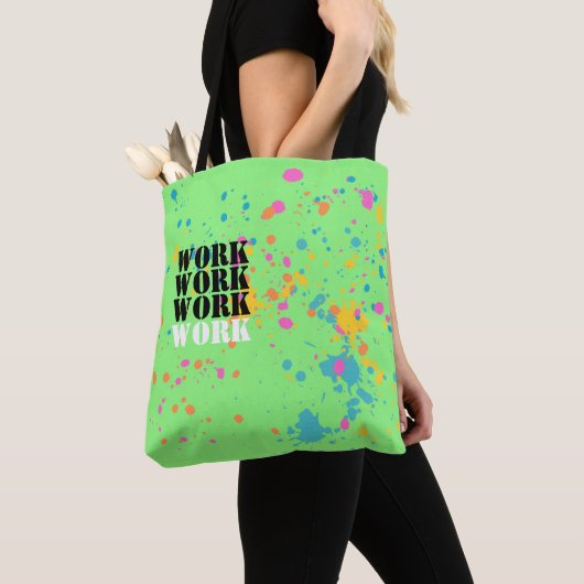 Neon Color splash Arbeit & Play reversable Tasche (Von Nahem)