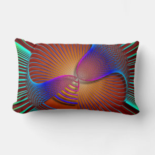 Neon Color Wirbel Kissen