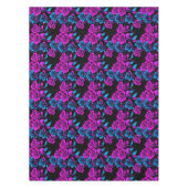 Neon Colored Roses Tischdecke (Vorderseite)
