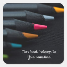 Neon Coloring Pencils "Dieses Buch gehört ..."
