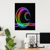 Neon Colors Glow Stick Poster (Heimbüro)