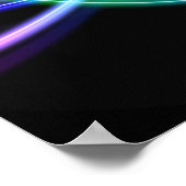 Neon Colors Glow Stick Poster (Ecke)