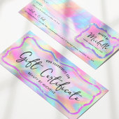 Neon Colors Holographic Wellness-Center Salon Gift