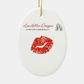 Neon Colors Peacock Feather Keramikornament (Hinten)