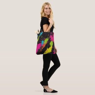 Neon Colors Retro Paint Spritzer Tasche