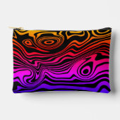 Neon Colors Waves Zubehörtasche (Vorderseite)