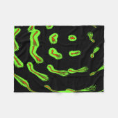 Neon Cometflare Fleece Blanket (Vorderseite (Horizontal))