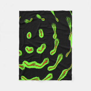 Neon Cometflare Fleece Blanket
