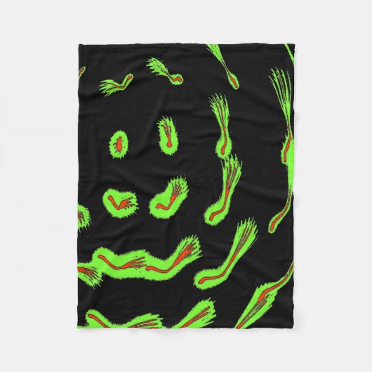 Neon Cometflare Fleece Blanket (Vorderseite)