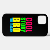 Neon Cool Story Bro Case-Mate iPhone Hülle (Rückseite (Horizontal))