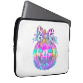 Neon Coquette Halloween Pumpkin Laptopschutzhülle (Vorne Rechts)