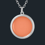 Neon Coral Solid Color | Classic Versilberte Kette<br><div class="desc">Neon Coral - Die zeitlose Faszination des Solid Color Design: Eine faszinierende Mischung aus klassischer Form und eleganter Einfachheit. Dieses Design ist eine Feier des Powers und der Schönheit in einem Single, markante Farbe gefunden. Die solide Farbgestaltung zeichnet sich durch ihre raffinierte Eleganz aus und macht sie zu einem idealen...</div>