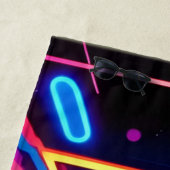 Neon Corridor: Eine digitale Odyssee Strandtuch (Beispiel)