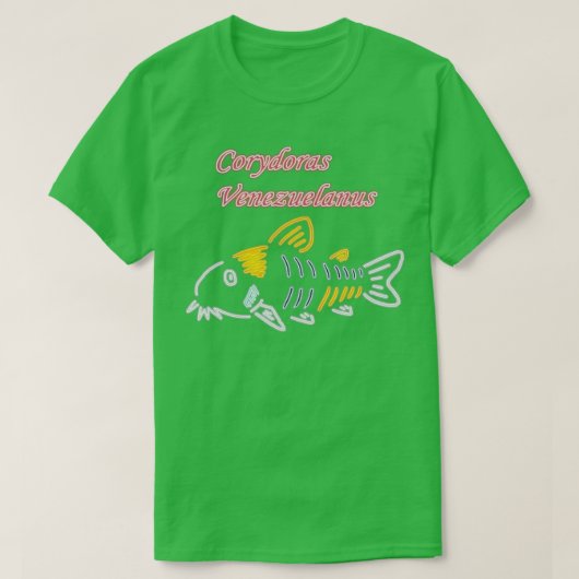 Neon Corydoras T-Shirt (Design vorne)