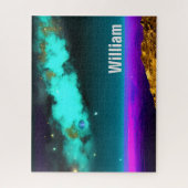 Neon Cosmic Dreamscape Puzzle (Vertikal)