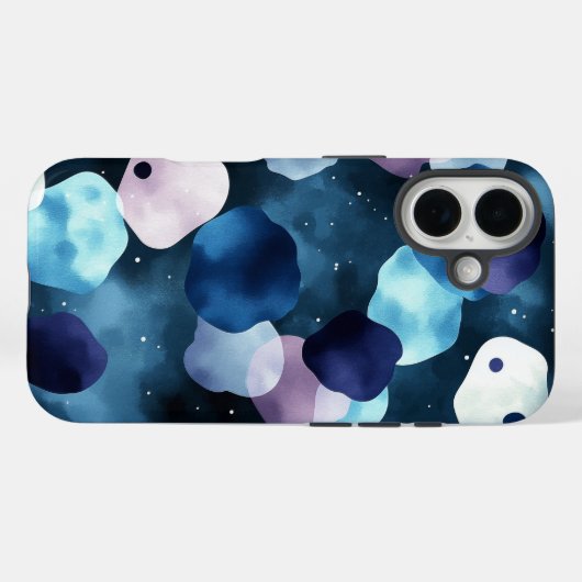 Neon Cosmic Kuw Print Phone Case (Rückseite (Horizontal))