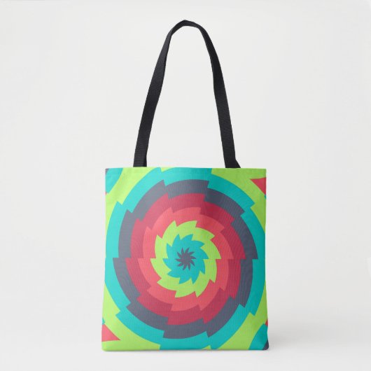 Neon Cosmic Whirl Tasche (Vorderseite)