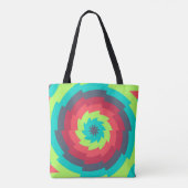 Neon Cosmic Whirl Tasche (Rückseite)