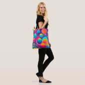Neon Cosmos Abstract Design Tasche (Am Model)