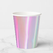 Neon Cotton Candy Paper Cup Pappbecher (Rückseite)
