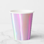 Neon Cotton Candy Paper Cup Pappbecher (Vorderseite)