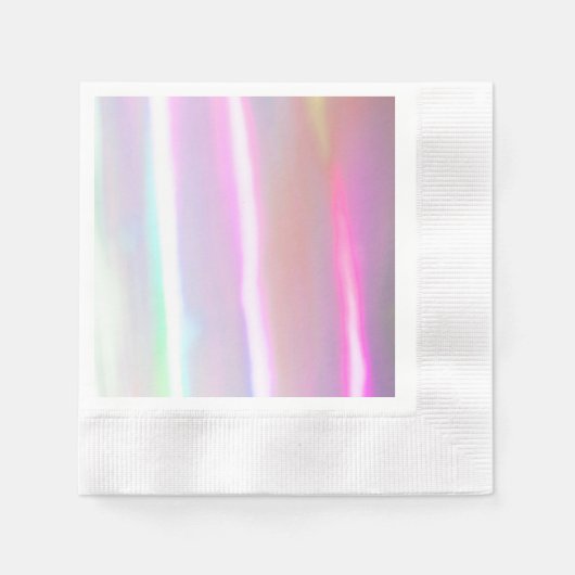 Neon Cotton Candy Paper Napkin Serviette (Vorderseite)