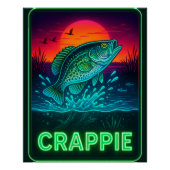 Neon Crappie Poster (Vorderseite)