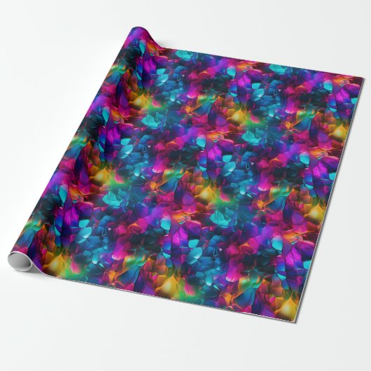 Neon Crazy Harmony Hues Geschenkpapier (Ungerollt)