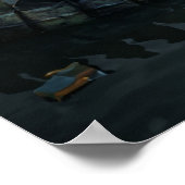 Neon Crocodile Flooded Sector Poster (Ecke)