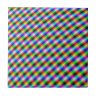 Neon Crosshatch Fliese
