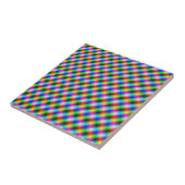 Neon Crosshatch Fliese (Seite)