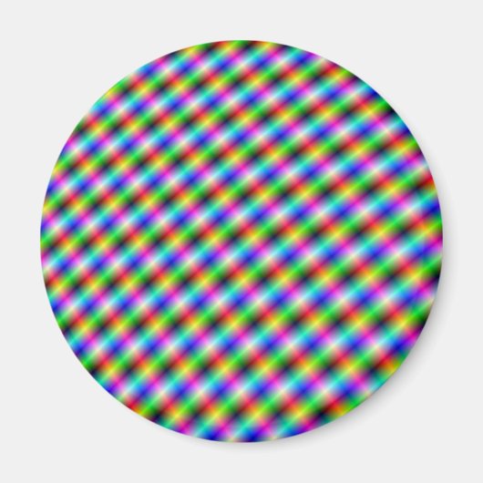 Neon Crosshatch Magnet (Vorne)