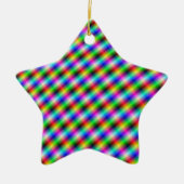 Neon Crosshatch Ornament (Vorne)