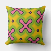 Neon Crossroads Throw Cushion Kissen (Vorderseite)