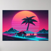 Neon Cruiser: Fahren in die Zukunft Poster (Vorne)