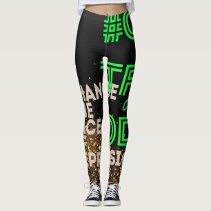 NEON CTFOD Glitter Leggings