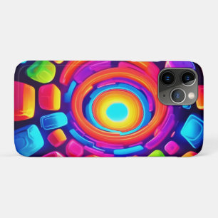 Neon Cube Vortex Art Case-Mate iPhone Hülle