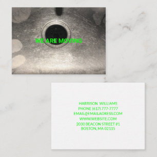 Neon Custom Foto-Adresse verschieben Begleitkarte