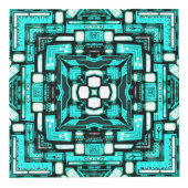 Neon-Cyan Imagination Cube Würfel (Rechts)