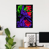 Neon Cyber Genesis Nerv Evangelion Poster (Heimbüro)